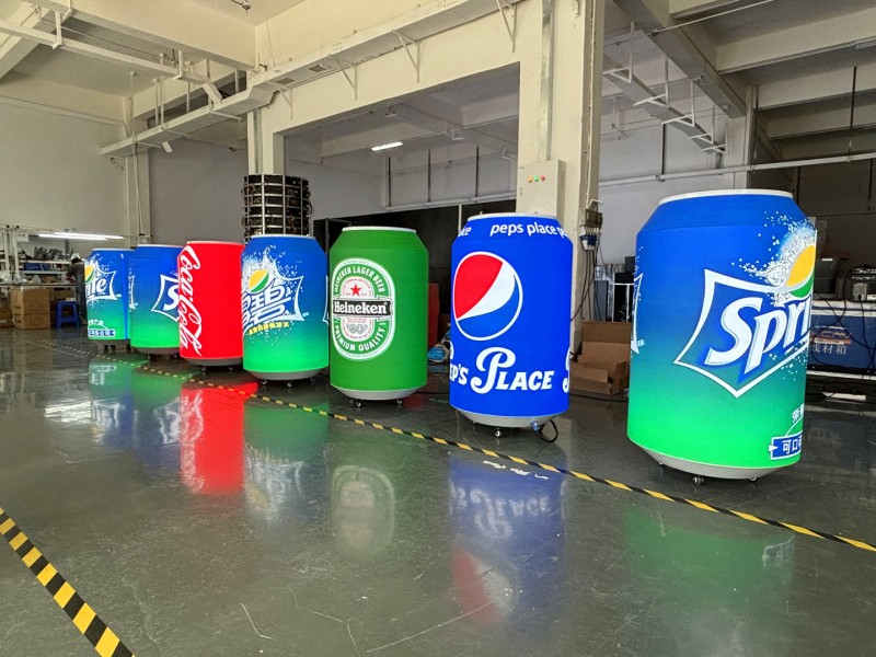 Can Shape Cylinder LED Display - HSCLED